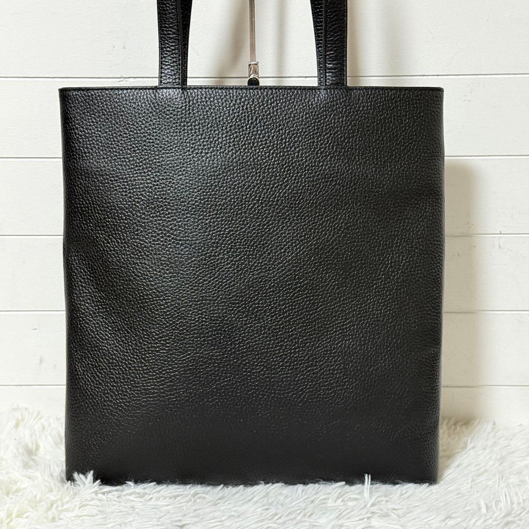 未使用✨HushTug ハッシュタグ レザー スマートトートバッグ ブラック