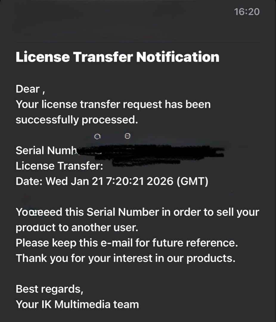 IK Multimedia TONEX One 室内使用のみ/ライセンス解除済 - メルカリ