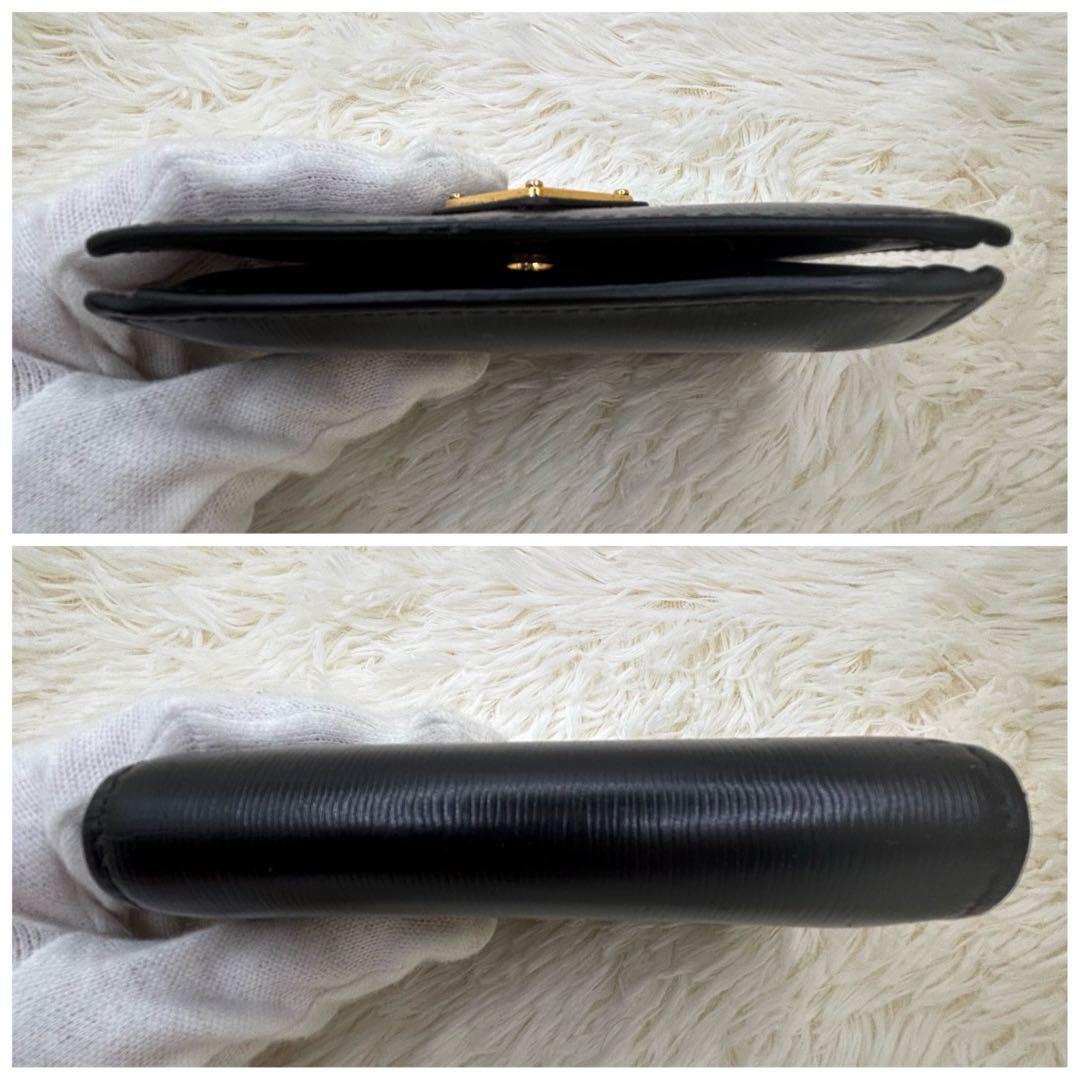 PRADA ヴィッテロムーブ 折り財布 三角ロゴ ゴールド RFID - メルカリ