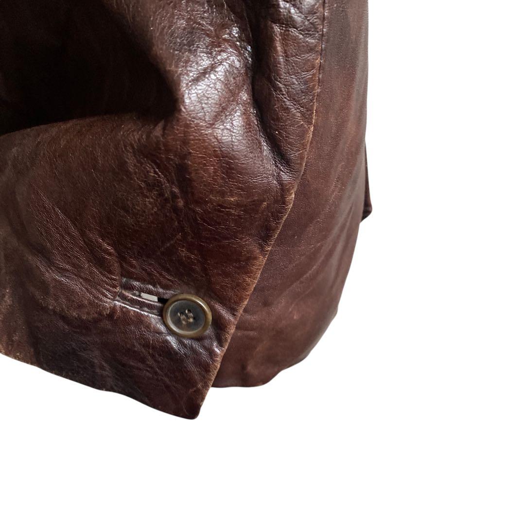 80s90s イタリア製 harvey logan レザー カーコート 訳あり - メルカリ