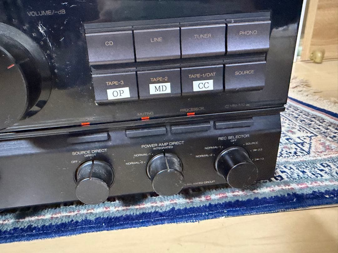 【ジャンク】サンスイ　プリメインアンプAU-α607 Extra