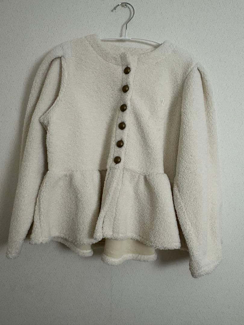 サ bibiy “B” BOA PEPURAMU CARDIGAN