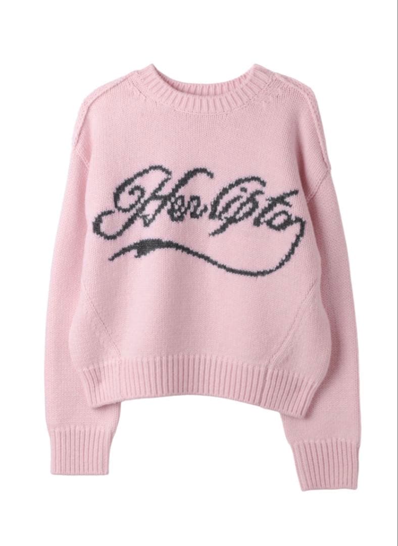 Loved one Logo Jacquard Knit candy - メルカリ