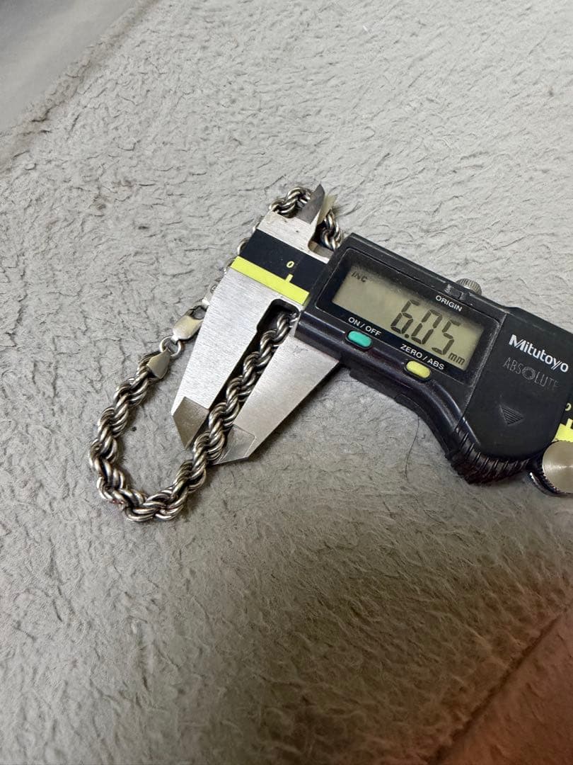 avalanche ロープチェーンブレスレット 6mm アバランチ ロープチェーン