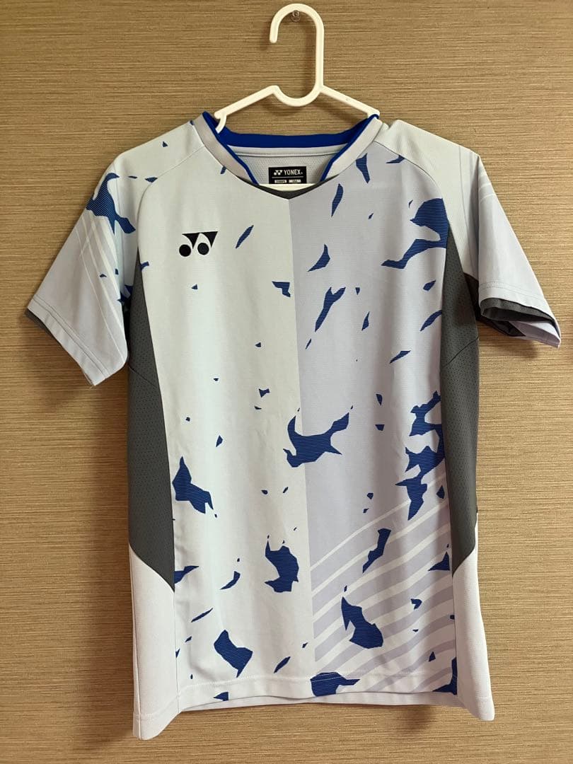 YONEX ポロシャツ JP SS グレー/ブルー YONEX（ヨネックス） ポロシャツ メンズ 半袖 シャツ トレーニング