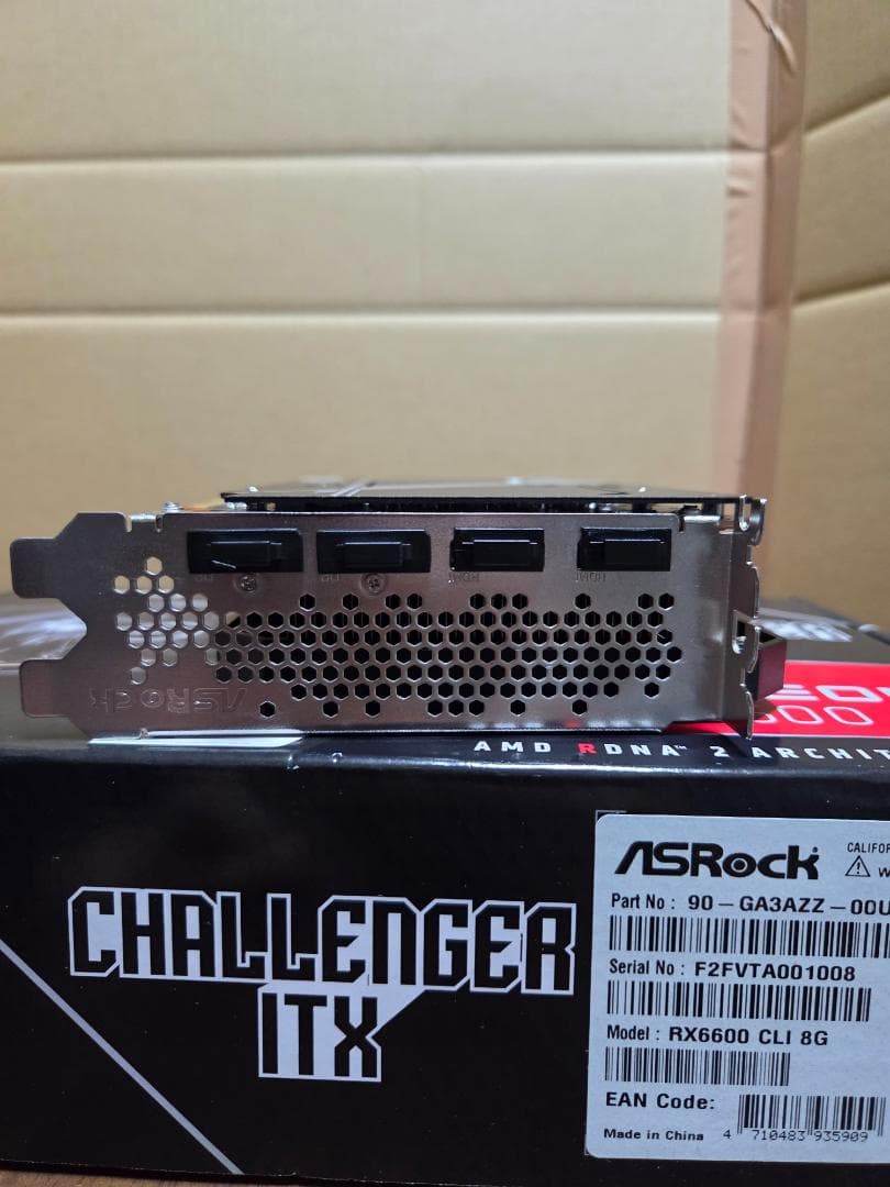 グラフィックボード・グラボ・ビデオカード AMD Radeon RX 6600 Challenger ITX 8GB