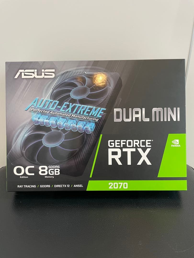 グラフィックボード・グラボ・ビデオカード ASUS DUAL MINI GeForce RTX 2070 OC 8GB