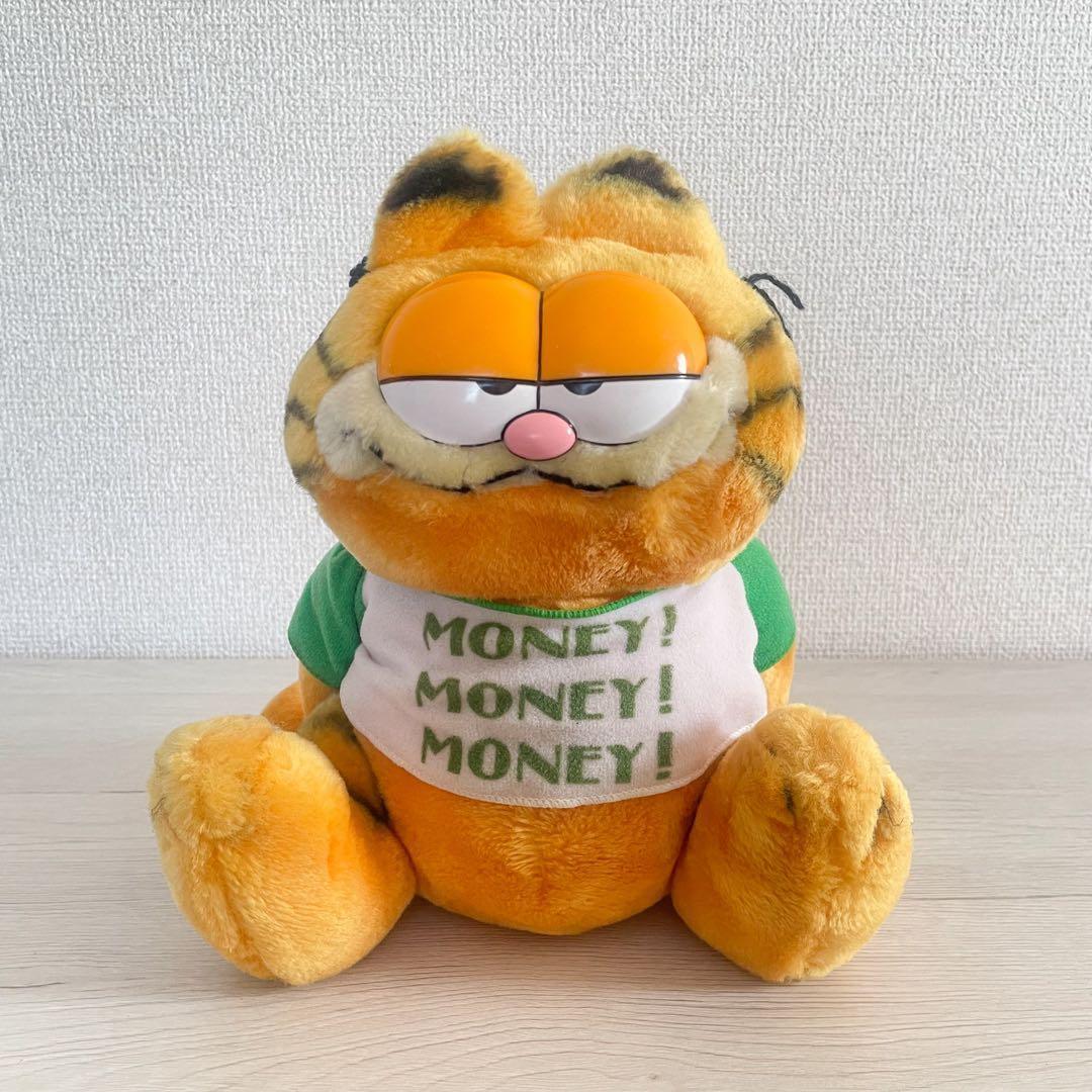 期間限定バラ売☆目玉商品☆】ガーフィールド ぬいぐるみ 貯金箱