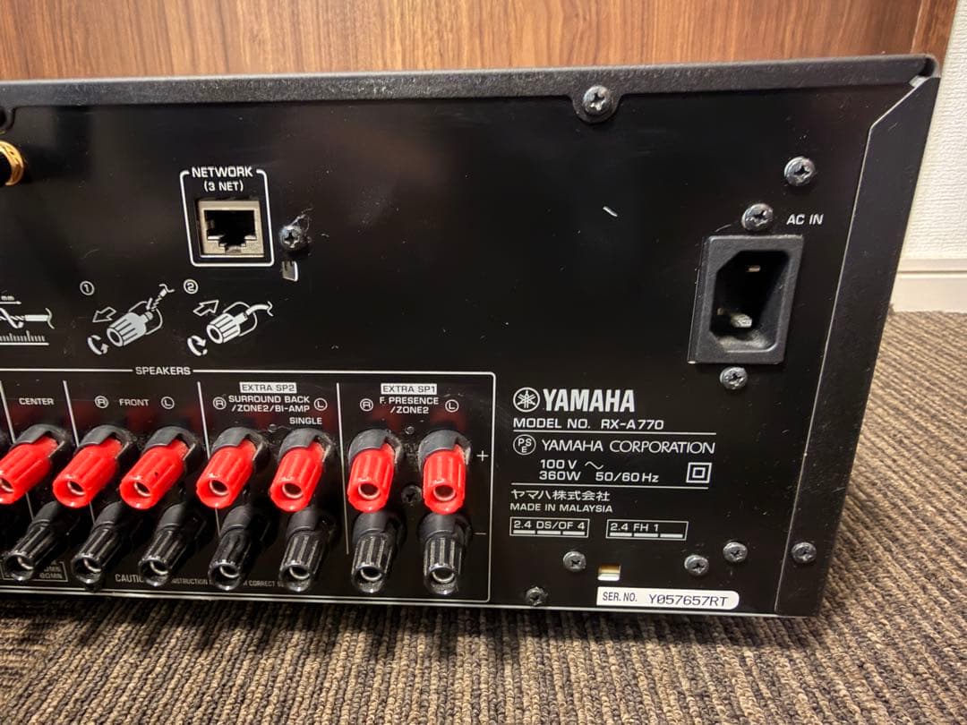 ヤマハ AVレシーバー RX-A770 AVENTAGE【動作確認済・元箱付】