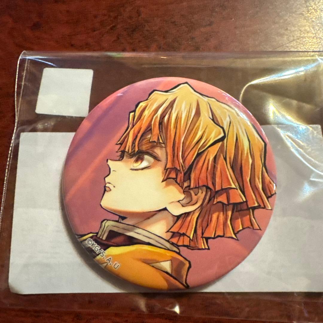 鬼滅の刃 繋ぐ WEBSHOPくじF賞 缶バッジ 我妻善逸 桑島慈悟郎 - メルカリ