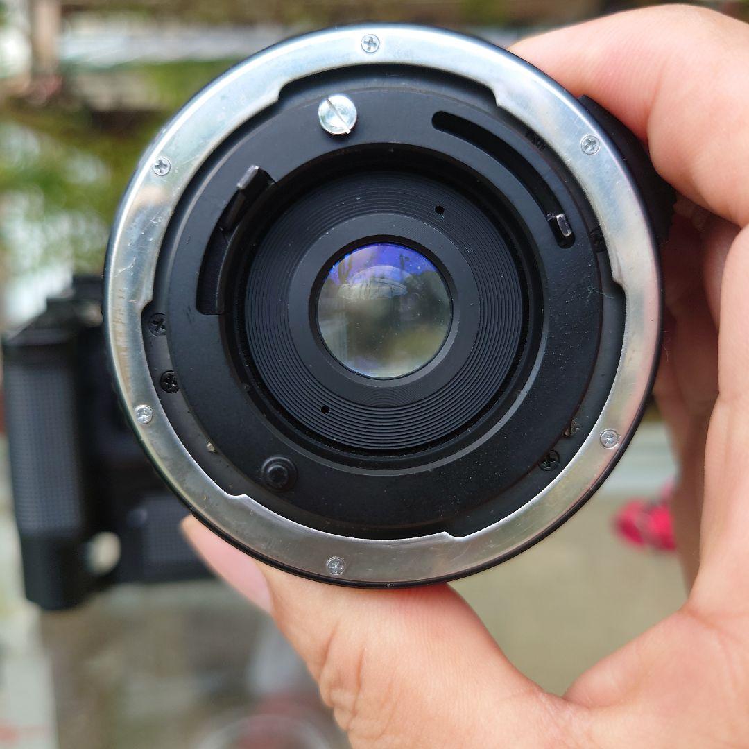 CanonA-1 フィルムカメラ　モータードライブ　シグマ16mmレンズ付き