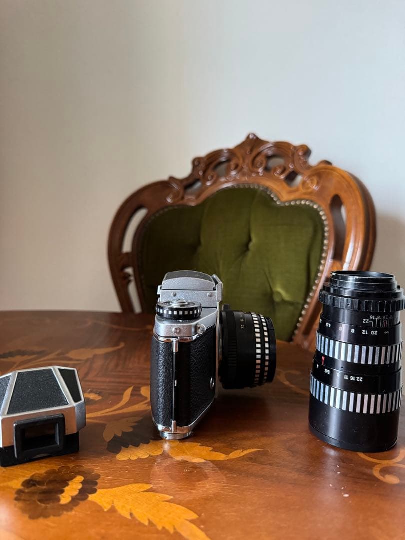 貴重・完動品】EXAKTA VX1000＋ファインダー2種＋レンズ2本セット