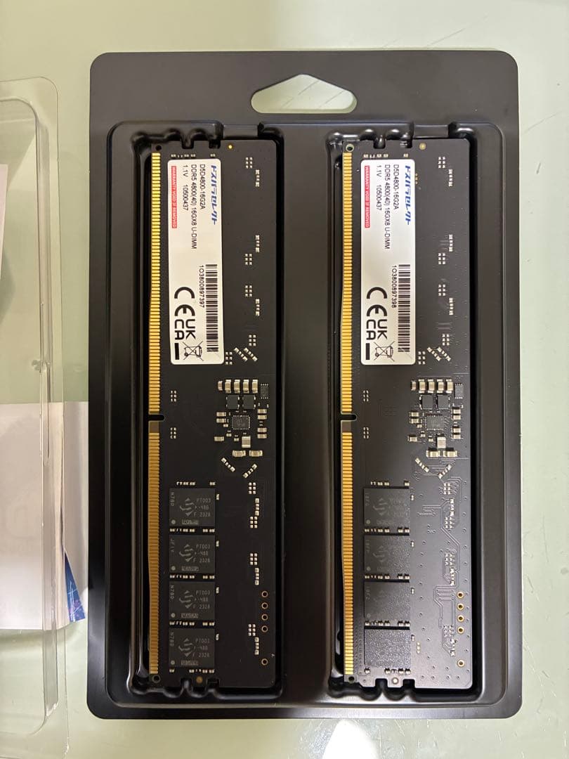 DDR5 16GB x2 メモリ D5D4800C16G2A