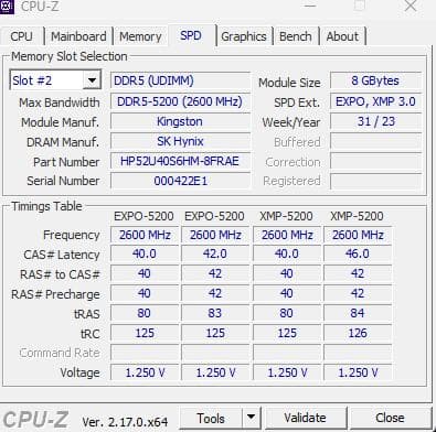 メモリー Kingston FURY Beast DDR5 16GB (2x8GB)