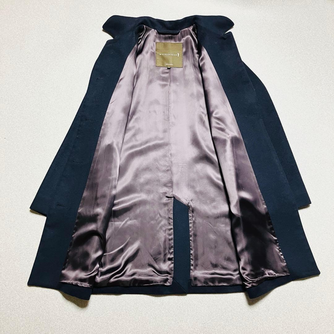 MACKINTOSH ウールステンカラーコート 金ボタン マッキントッシュ