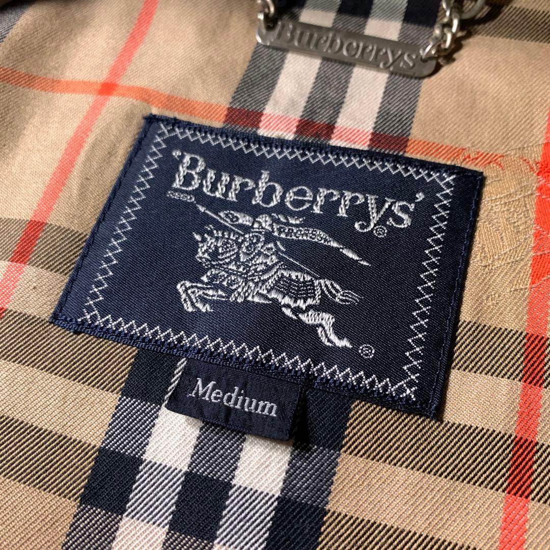 90s Burberrys ギャバジン スイングトップ ハリントンジャケット M