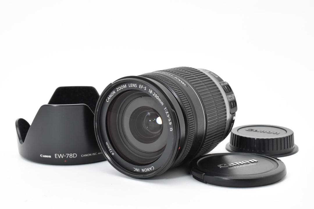 ★超美品★Canon ZOOM EF-S18-200 3.5-5.6 A058 Amazon.com : Canon EF-S 18-200mm f/3.5-5.6 IS Standard Zoom Lens