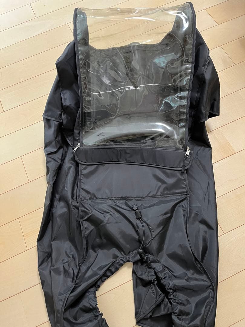 ブリヂストン チャイルドシートカバー ブラック BRIDGESTONE（ブリヂストン） 自転車 チャイルドシートカバー 後ろ