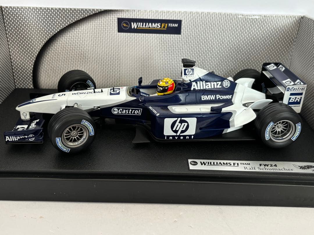 Williams F1 シューマッハ BMW FW24 ミニカー ホットウィール - メルカリ