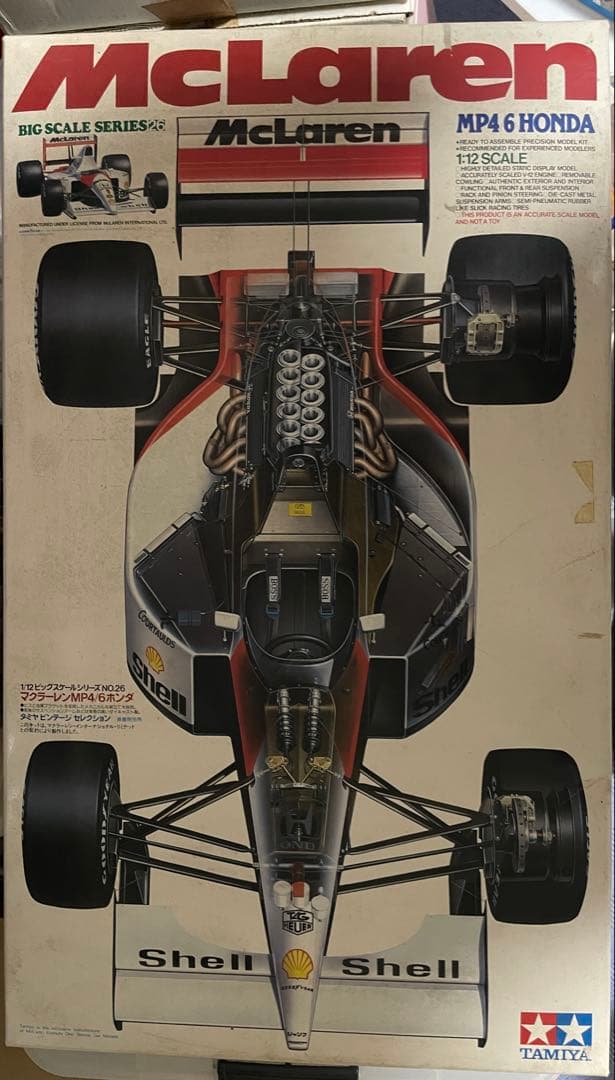 McLaren MP4 6 HONDA 1/12スケール Amazon | タミヤ 1/12ビックスケールシリーズ マクラーレンMP4/6ホンダ