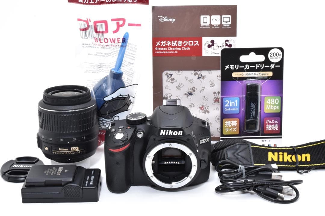 ✨簡単に高画質撮影✨Nikon D3200 新品級シャッター数 スマホ転送OK