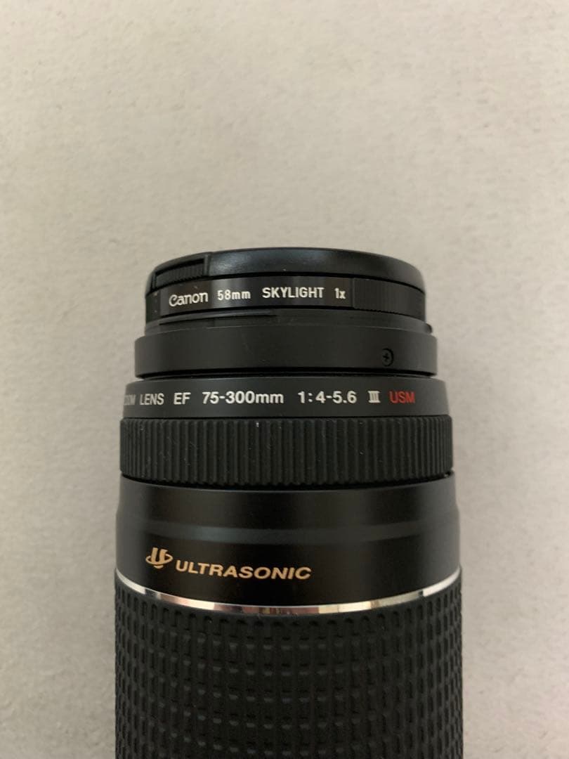 レンズ(ズーム) canon zoom LENS EF 75-300mm 4-5.6 3 USM