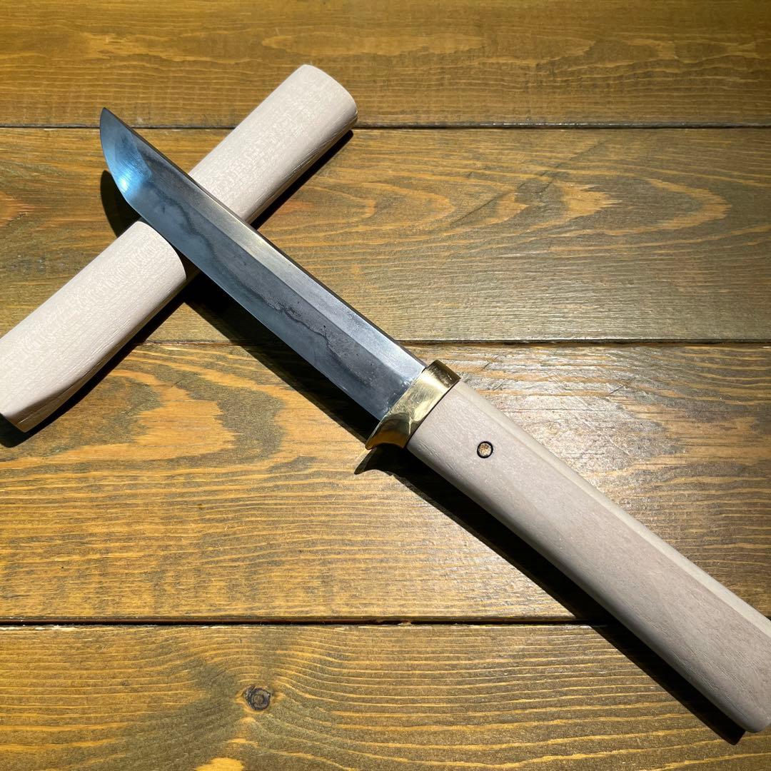 日本刀残欠クラフトナイフNo.6武蔵守国次 江戸時代 - メルカリ