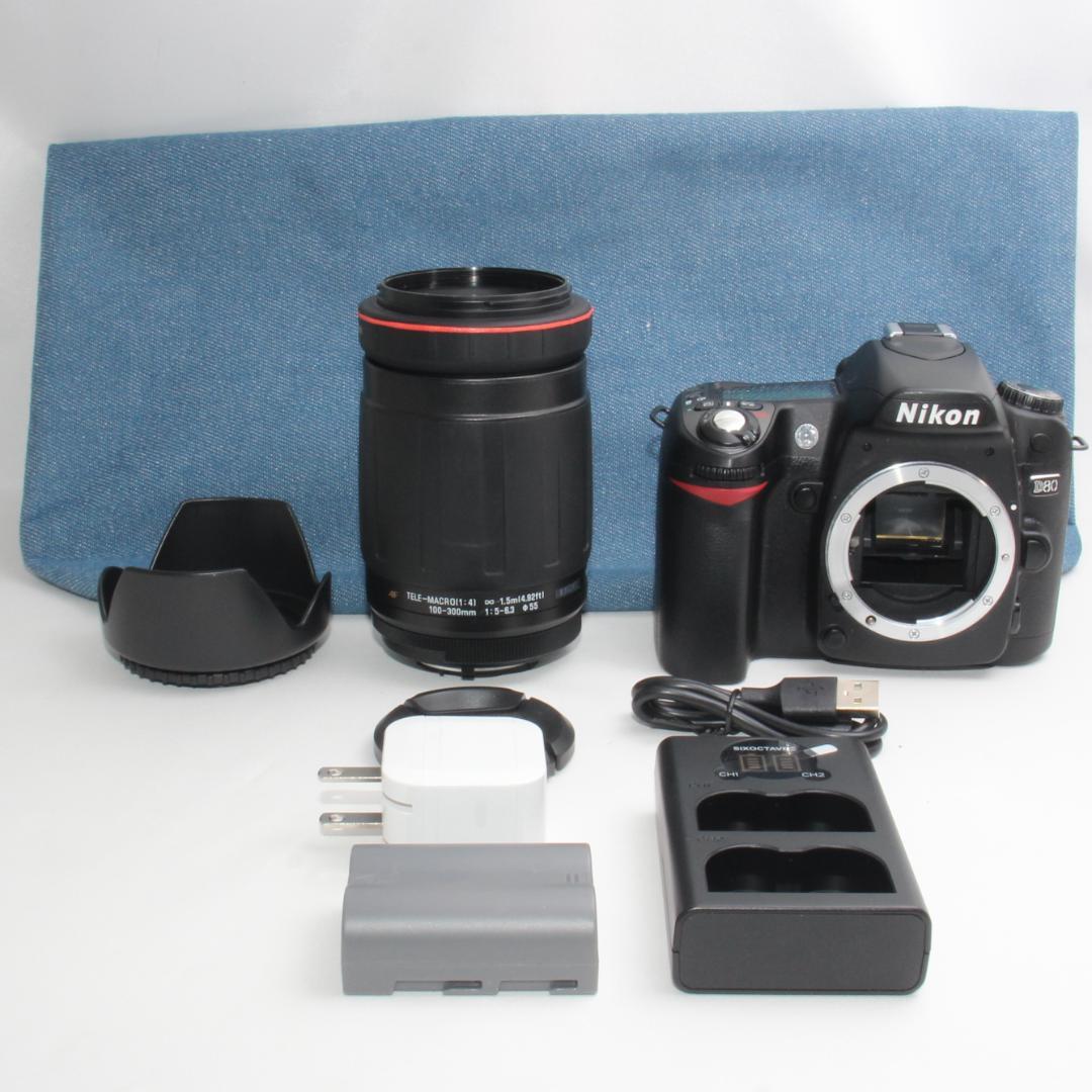 ❤️新品カメラバッグ付き❤️Nikon D80 超望遠レンズセット