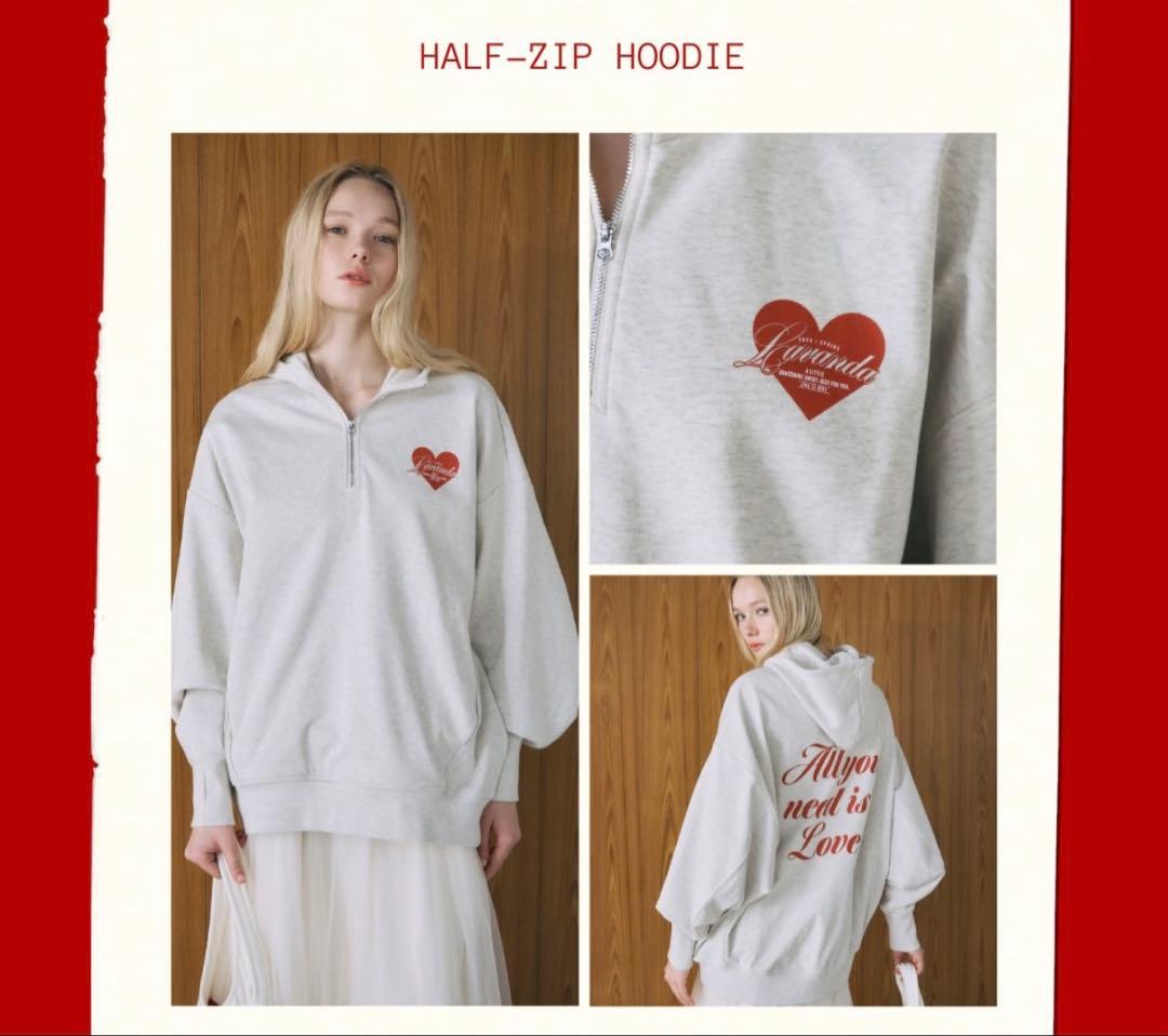 宇野実彩子 LAVANDA 展示会限定 ハーフジップフーディー - メルカリ