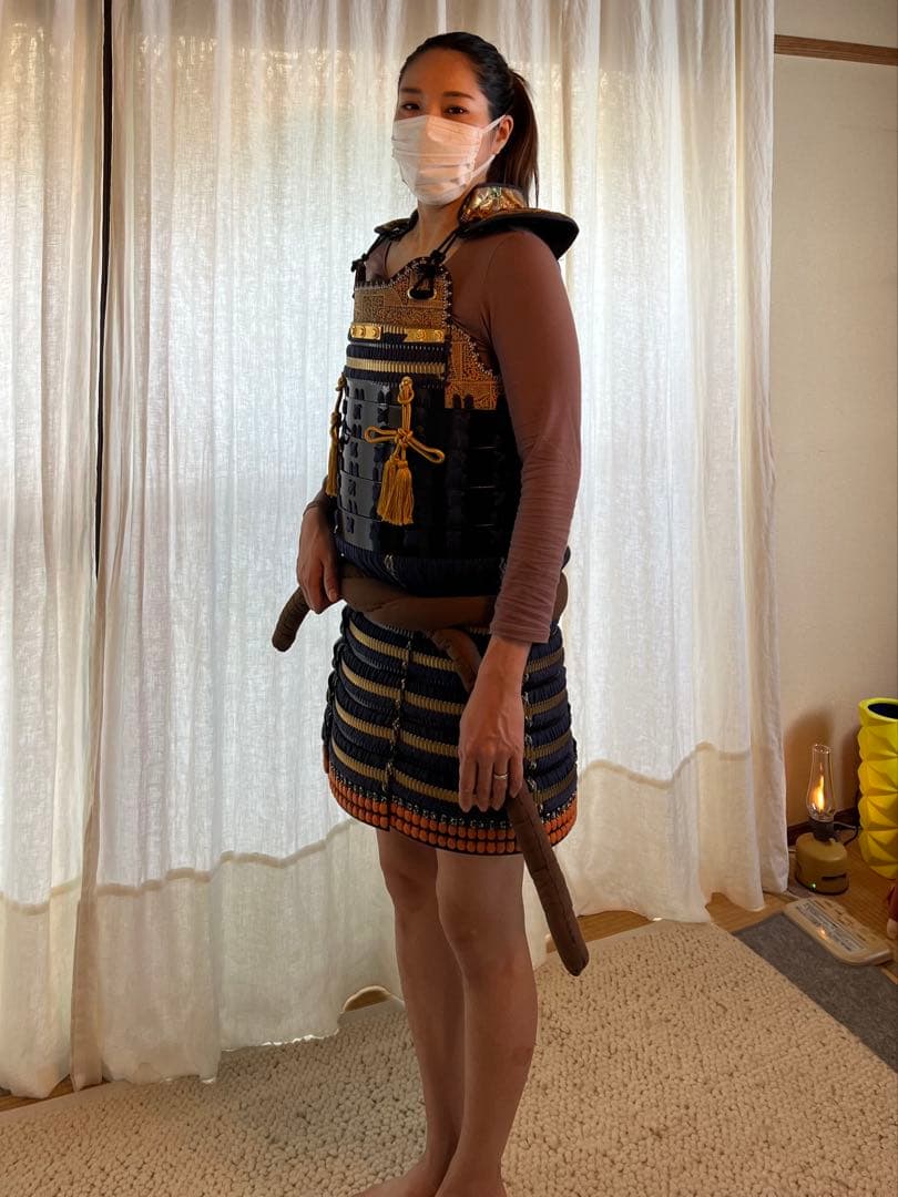 まさ様】専用 『薩摩丸武工房製』新品同様【現代甲冑 等身大】黒色胴