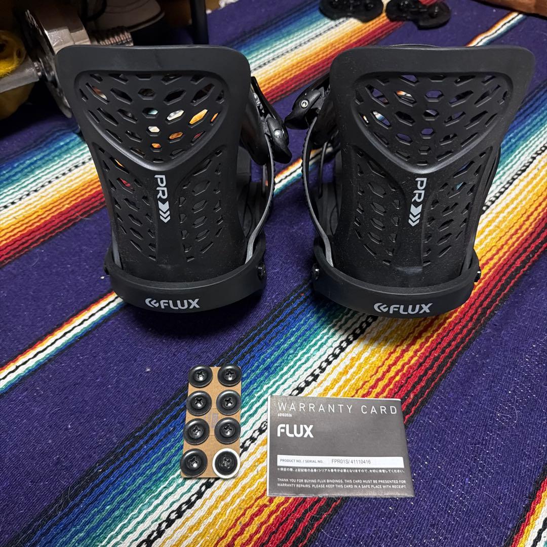 FLUX PR スノーボードバインディング　S 26_1_f25-bin-402-pr-blk-