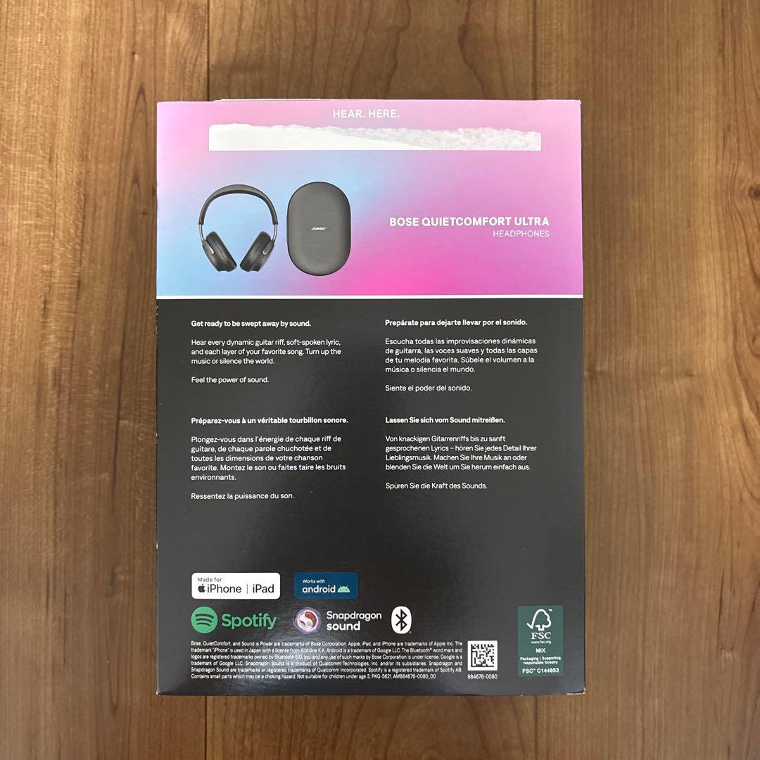 ヘッドホン Bose QuietComfort Ultra Headphones Black