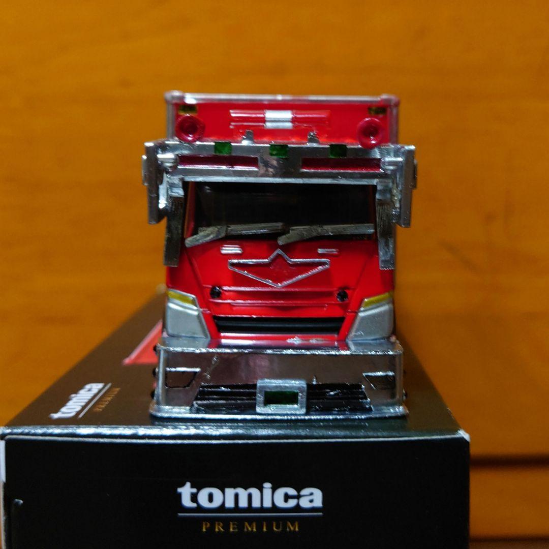 トミカ改造 トランスポーター デコトラ 積載車 - メルカリ