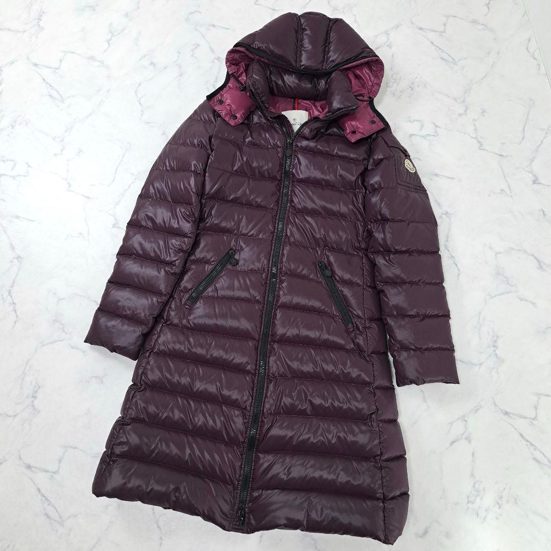 正規品★美品 MONCLER MOKA モカ ダウンコート フード付 0 MONCLER（モンクレール） MOKA モカ ダウンコート コート 0 ベージュ