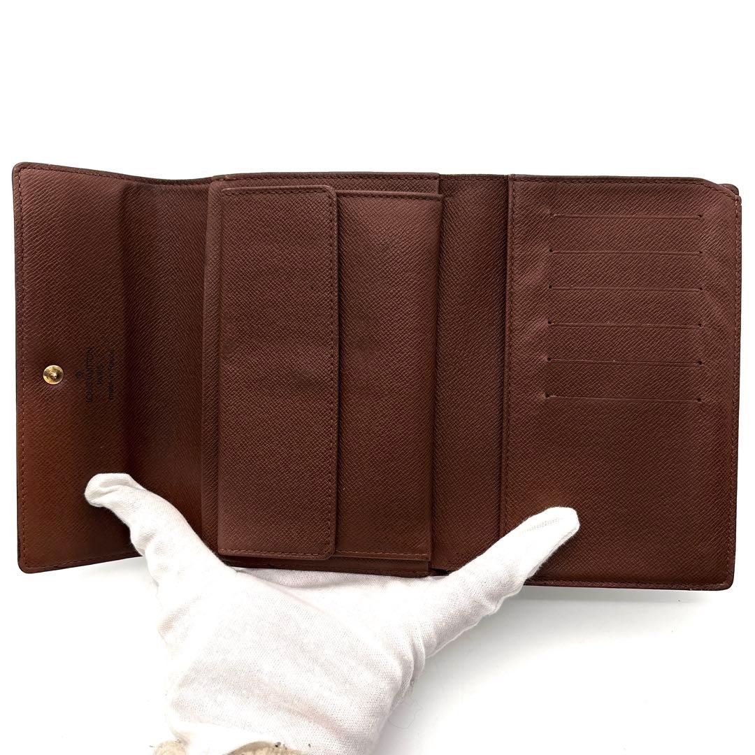 美品✨ルイヴィトン モノグラム ポルトトレゾール エテュイパピエ 三