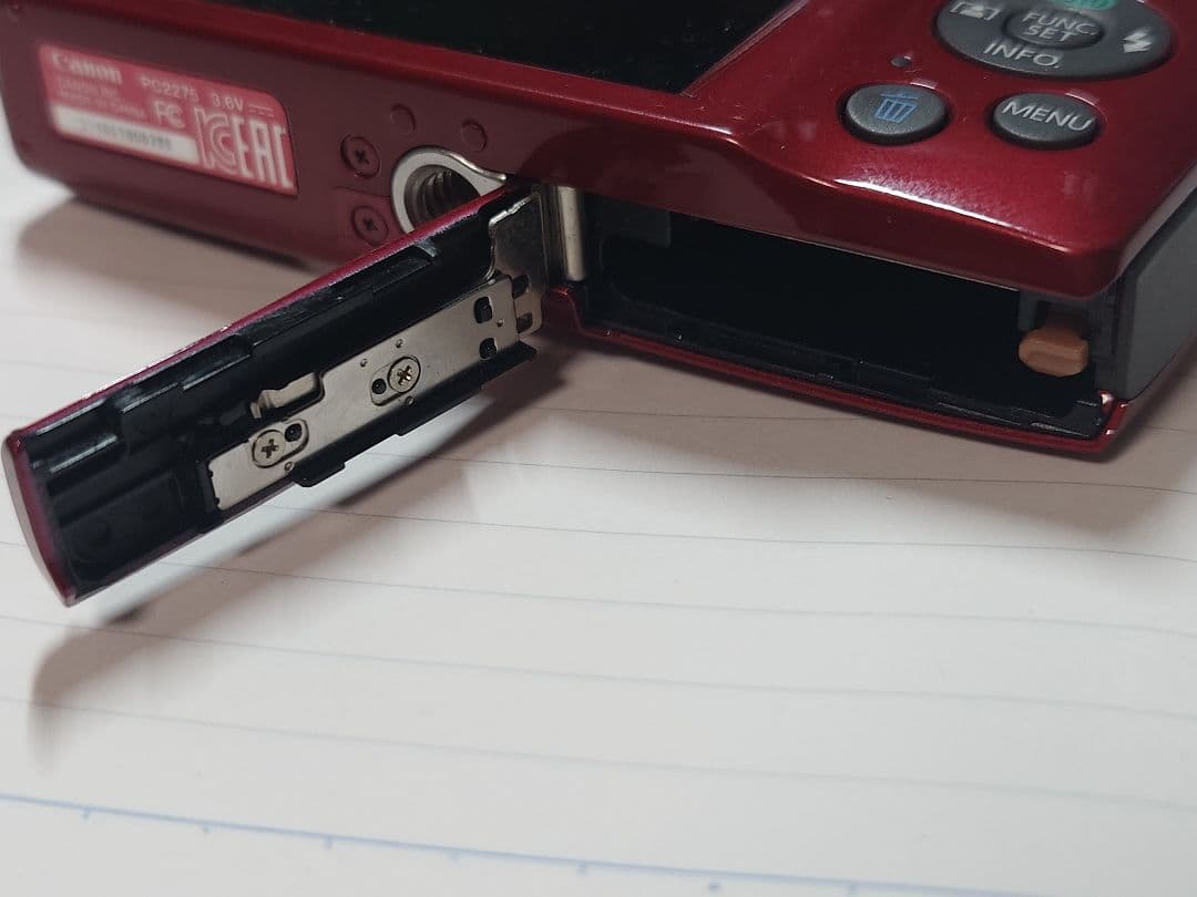 CANON IXY 180 PC2275 レッド キヤノン コンデジ　セット