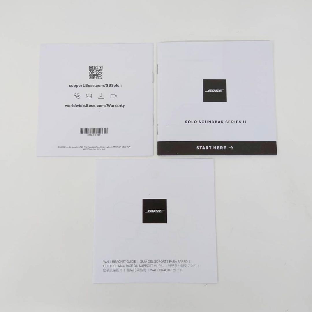 BOSE ボーズ Solo Soundbar Series II サウンドバー