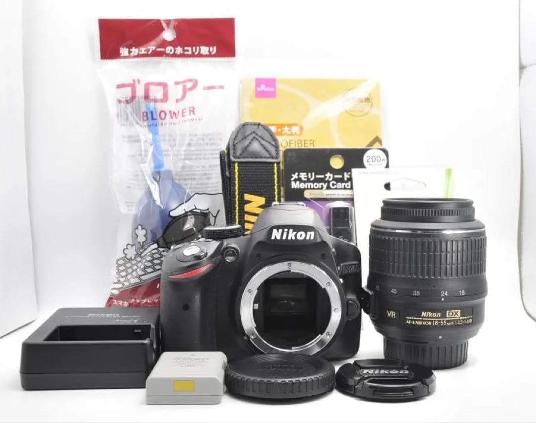 ✨説明書・箱付✨Nikon D3200 デジタル一眼レフ スマホ転送 美品