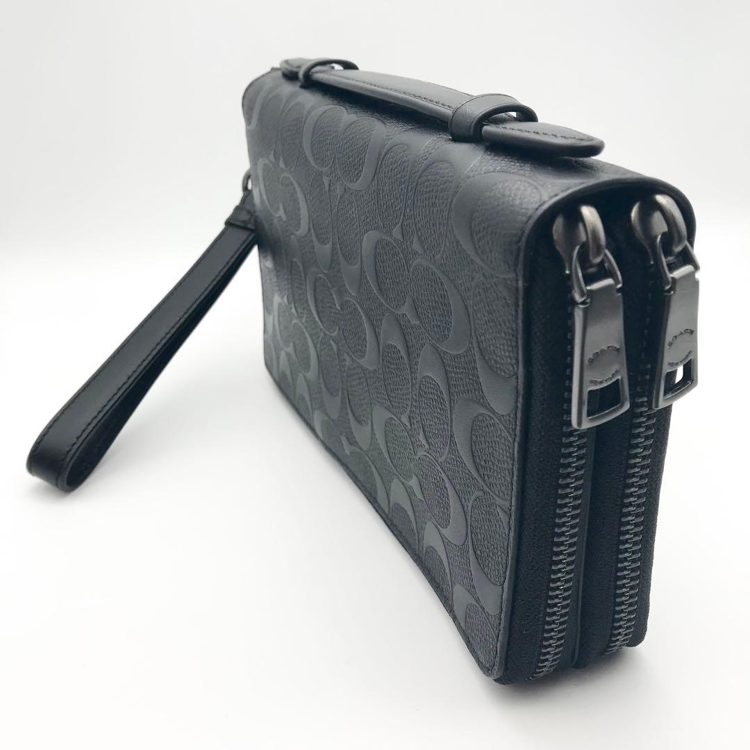 COACH ☆大人気☆ ダブルジップ トラベルオーガナイザー シグネチャー