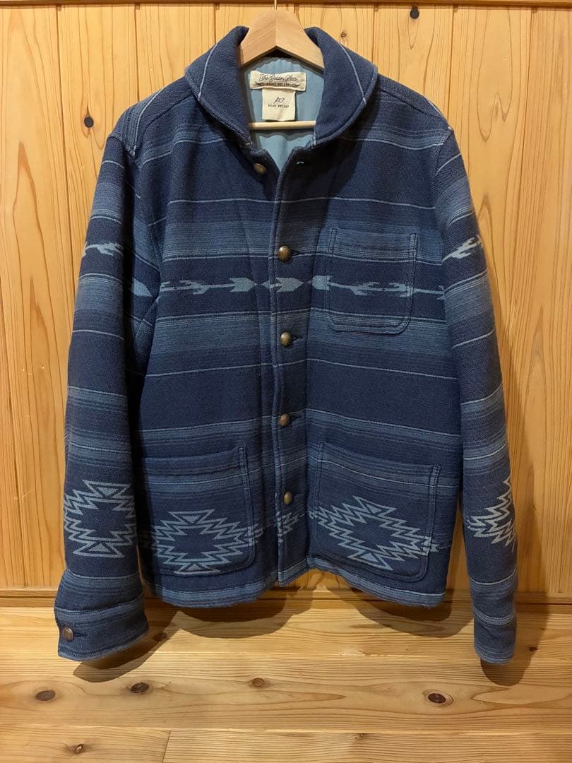 レミレリーフ　ビームス　ネイティブ柄　ラグジャケット　ラルフローレン レミレリーフ ビームス ネイティブ柄 ラグジャケット ラルフローレン