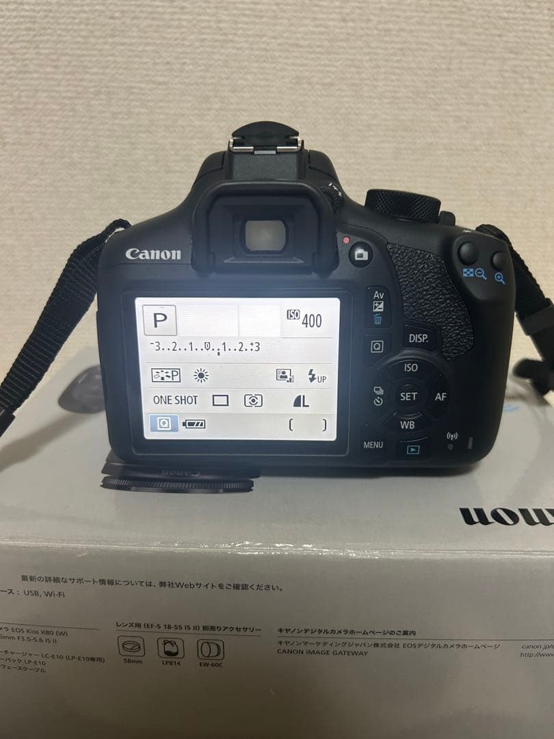 EOS kiss X80 カメラ一式ノースフェイスカメラケースクリーナーセット