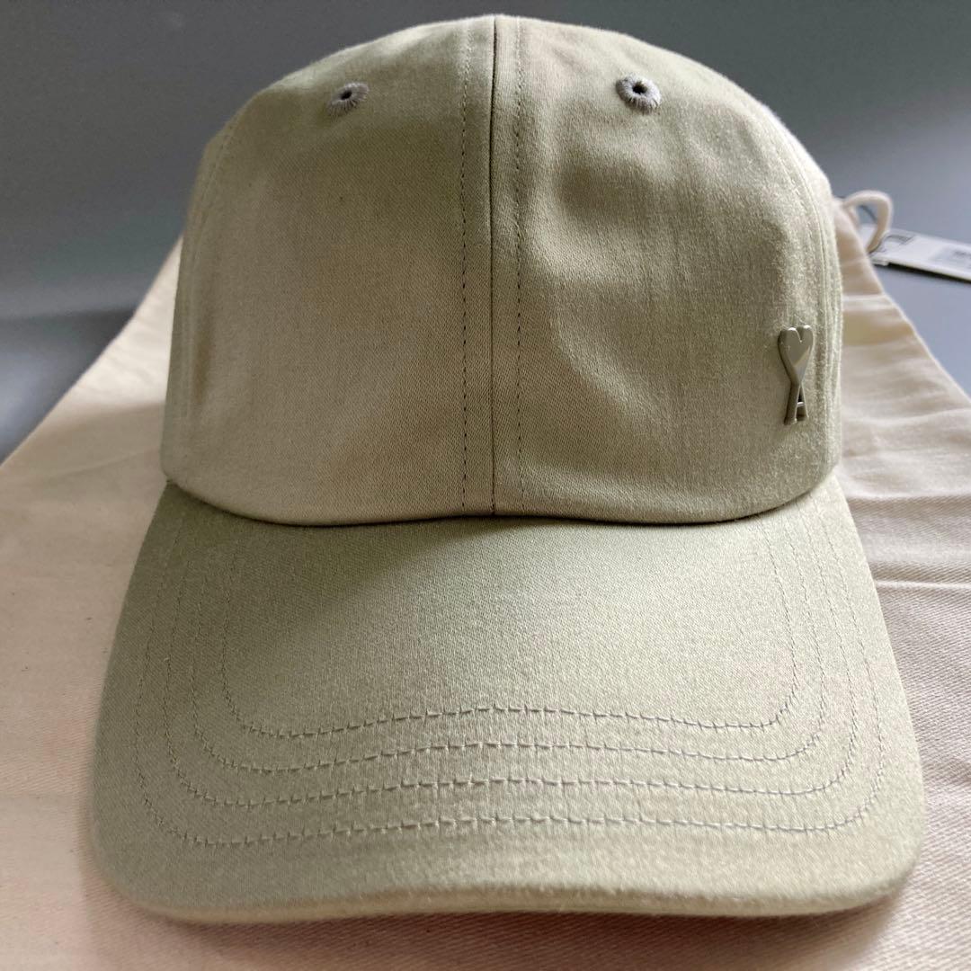 新品未使用 AMI PARIS アミパリス キャップ ハート スタッズ 男女兼用