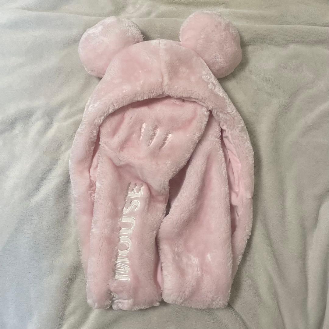 ディズニー マフラーファンキャップ ピンク - メルカリ