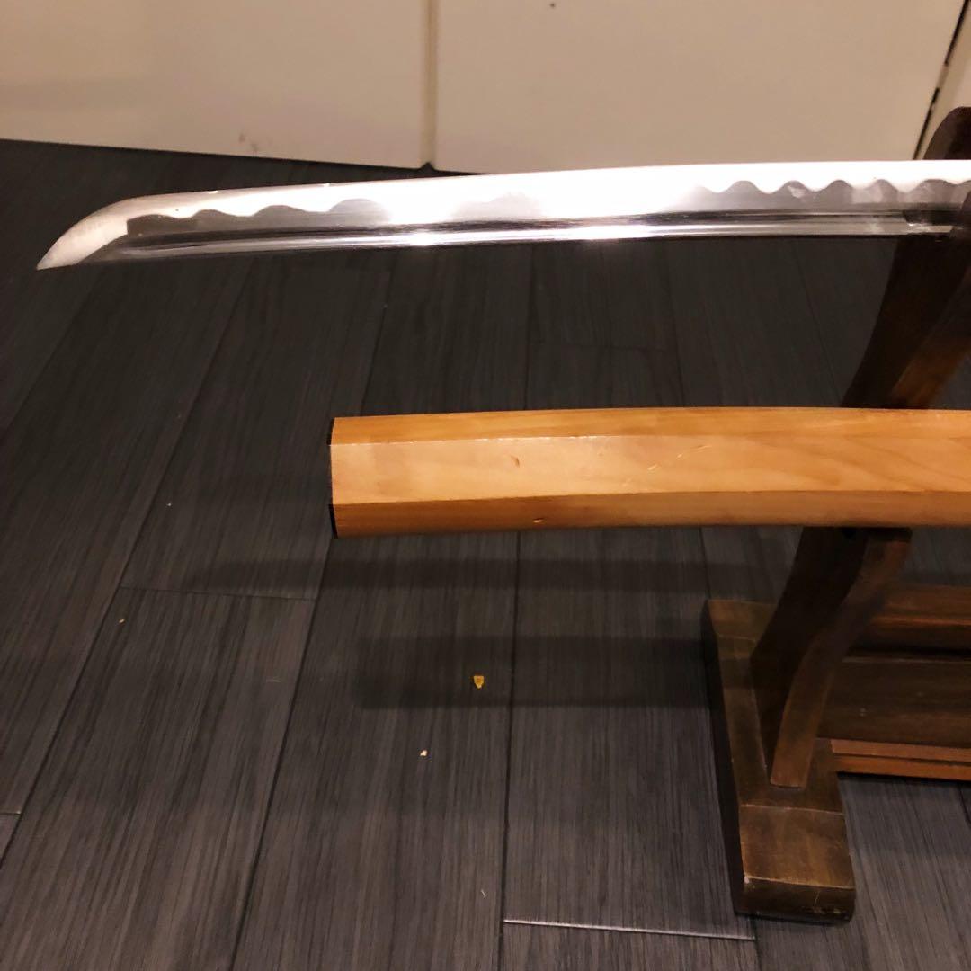 最高級模造刀 濃州関工 白鞘 太刀 樋入り刀身 居合刀 太刀 重みあり