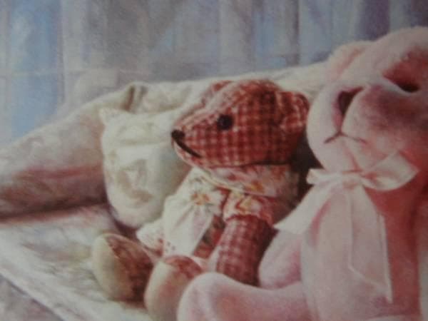 浅村　理江、パステルピンク、希少画集画、高級新品額・額装付 浅村理江、パステルピンク、希少画集画、高級新品額・額装付