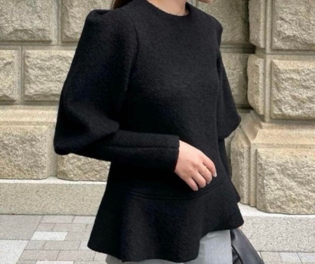 オーガ ohga スフレニット ブラック フリーサイズ