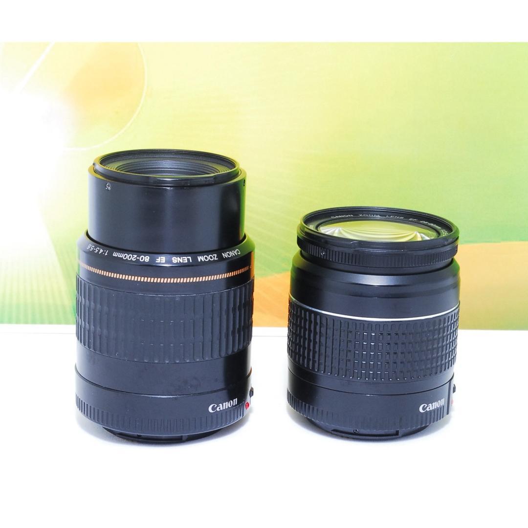 美品✨Canon kiss x8i ダブルレンズセット Wi-Fi スマホ転送