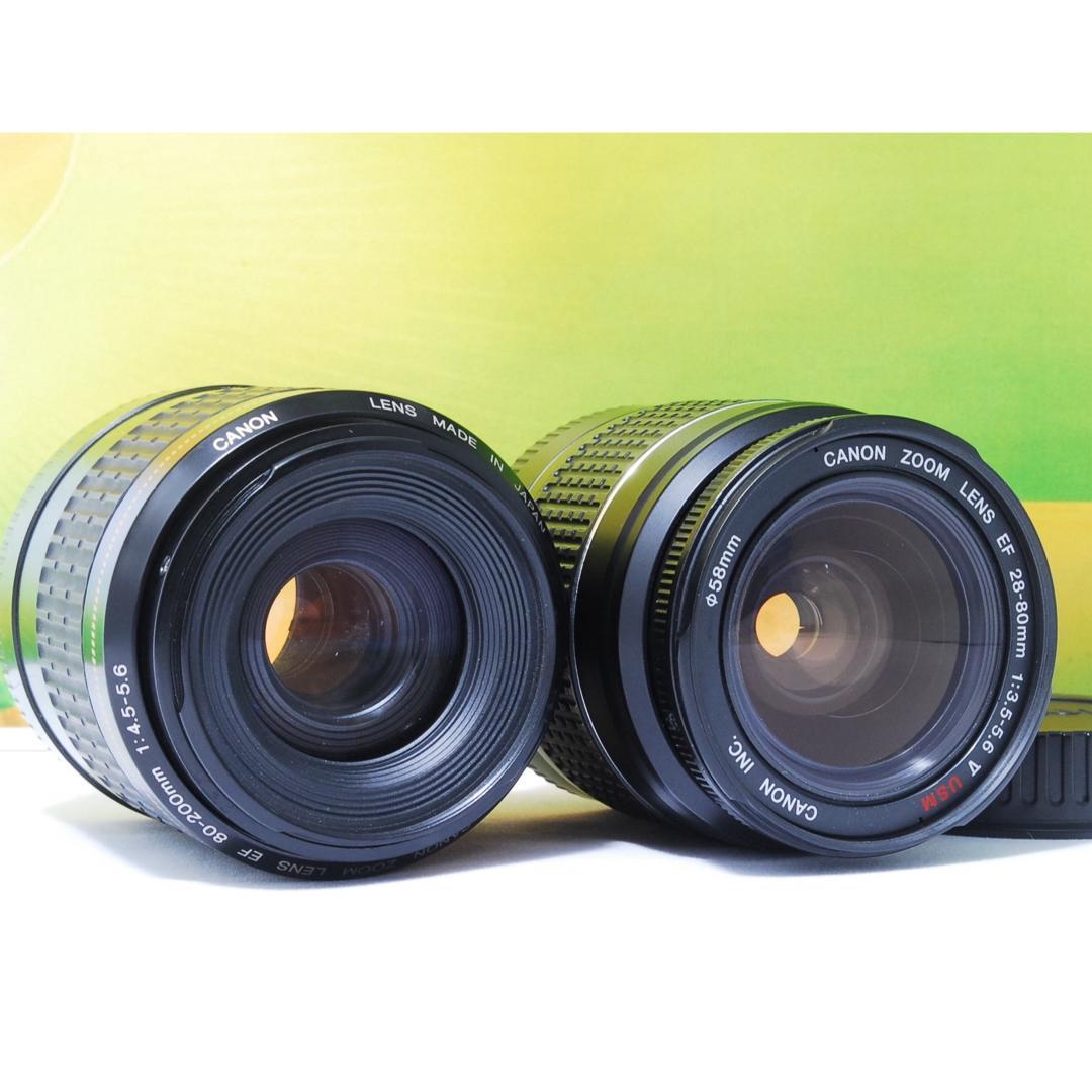 美品✨Canon kiss x8i ダブルレンズセット Wi-Fi スマホ転送