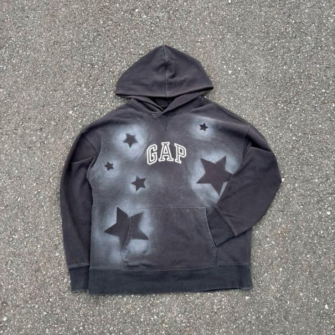 GAP 星柄 パーカー リメイク swag y2k archive - メルカリ
