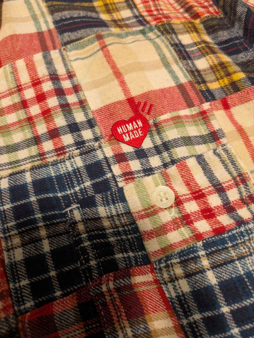 ヒューマンメイド チェック柄 ネルシャツ M - メルカリ